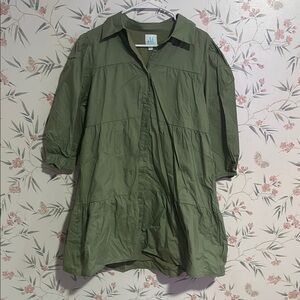 Olive Green Women's Mini Dress